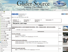 Tablet Screenshot of glidersource.com